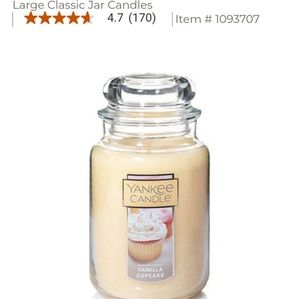 Vanilla Cupcake Yankee candle